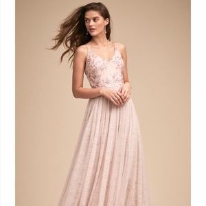 Adriana Papell BHLDN. Light pink, Size 16, NWT.